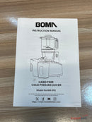 BOMA 2-in-1 BM-991 Full Mouth Cold Pressed Juicer